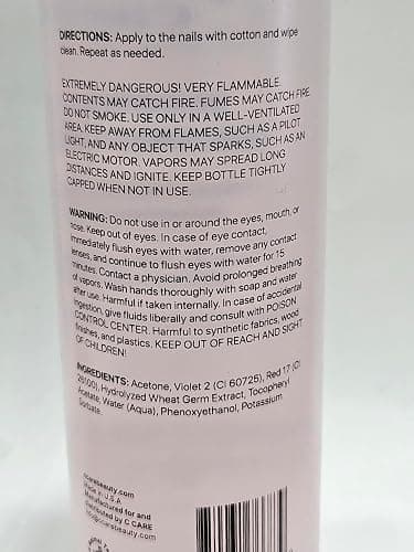 Nourishing Acetone Nail Polish Remover | Professional Quality | Rapidly Removes Natural, Natural, Gel, Acrylic, and Glitter Nails | 8 Fl oz thumbnail 2