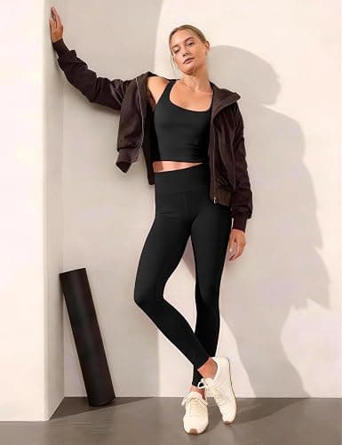 Laite Hebe Leggings for Women - High Waisted Full Length Buttery Soft Yoga Pants for Workout Athletic Daily thumbnail 2