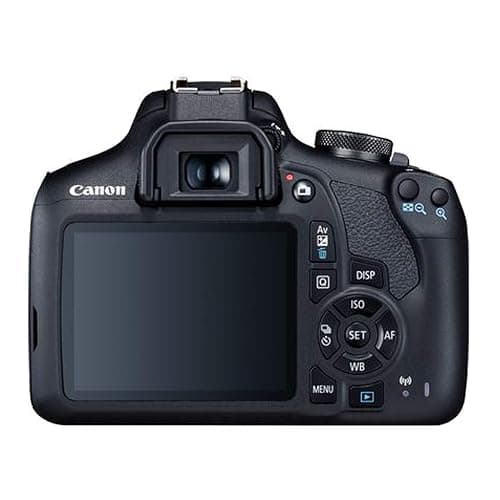 Canon EOS 2000D / Rebel T7 DSLR Camera w/EF-S 18-55mm F/3.5-5.6 Zoom Lens + 64GB Memory, LED Video Light, Case, Gripster Tripod, and More (Essential Bundle) (Renewed) thumbnail 4