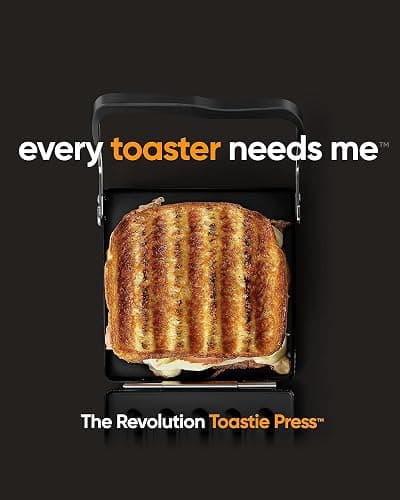 Revolution Toastie Press (Works With All Toasters) Conveniently Toast Delicious Grilled Cheeses, Quesadillas, and Paninis in Your Toaster thumbnail 6