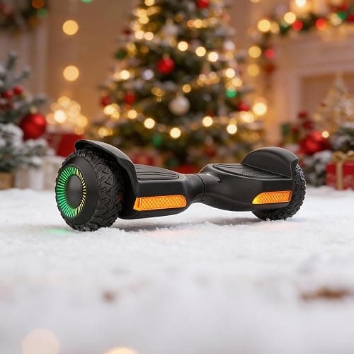 Gyroor Balancing Scooter New G13 All Terrain Balancing Scooter with LED Lights, Self Balancing Off Road with Bluetooth for Kids ages 6-12 and Adults-Black thumbnail 7