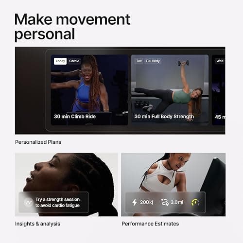 Peloton Exercise Cross Training Bikes, Indoor Stationary Spin Bikes for Home Workouts, Space-Friendly Exercise Equipment for Cardio and strength Workout & Indoor Cycling thumbnail 7