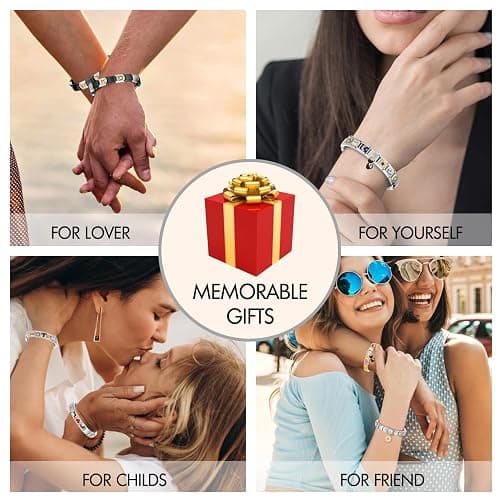 Custom Italian Charm Bracelet, 10/15/20 Personalized Charms in 100+ Designs, Stainless Steel Adjustable Link Bracelet with Tool, Customized Diy Gifts for Women/Men thumbnail 5