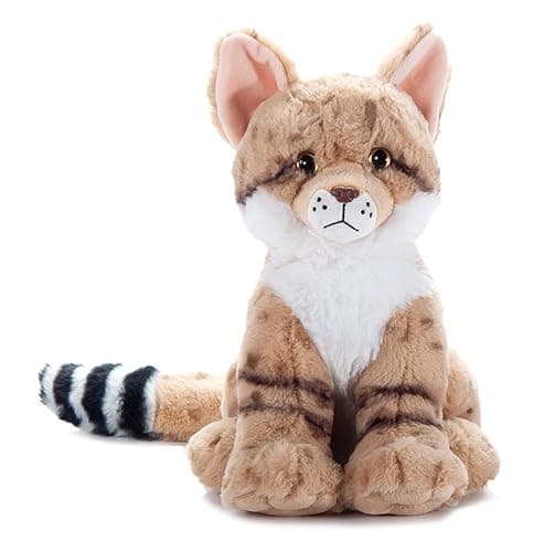 The Petting Zoo Sand Cat Plushie Stuffed Animal, Gifts for Kids, Wild Onez Wildlife Animals, Cat Plush Toy 12 inches - Image 1
