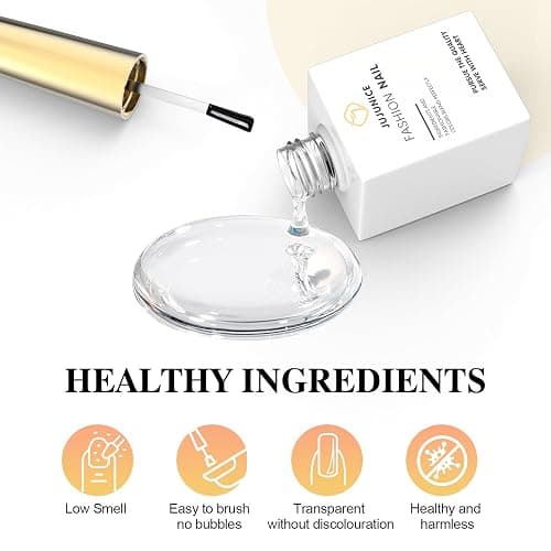 UV Nail Glue, Extra Strong Nail Glue for Press On Nails, Gel Tips, Acrylic Tips - 15 ML 5 In 1 UV Glue (Need Nail Lamp) thumbnail 2