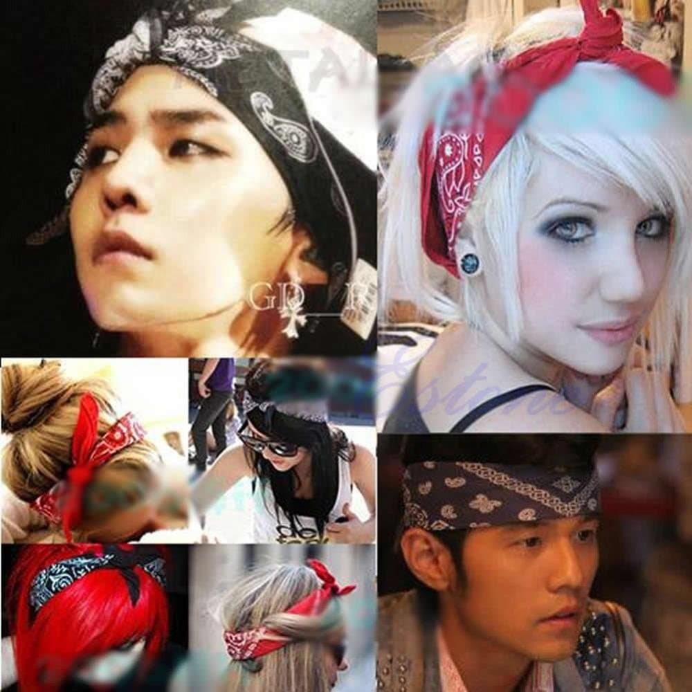 100% Cotton 1pcs, 6pcs or 12pcs Pack Bandanas with Original Paisley Pattern Colour of Choice Headwear/Hair thumbnail 3
