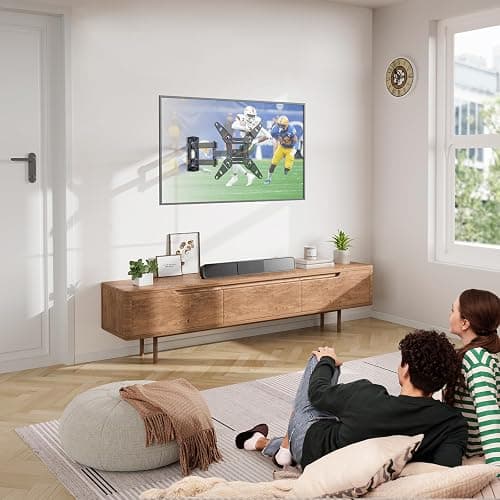 Pipishell Full Motion TV Wall Mount for Echo Show 21/15 and 13-42 Inch Flat Curved Screen TVs & Monitors, Max VESA 200x200mm up to 44lbs, TV Mount Wall Bracket with Rotation Swivel Tilt Extension thumbnail 6