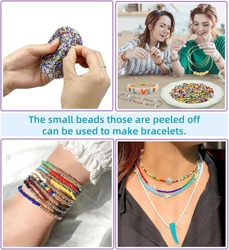3PCS Picky Pad Skin Picking Fidget Toys for Adults Kids, Sensory Fidget Toy for Adhd, Picky Pads with DIY Beading Kit, Stress & Anxiety Relief Toys For Dermatillomania & Trichotillomania thumbnail 3