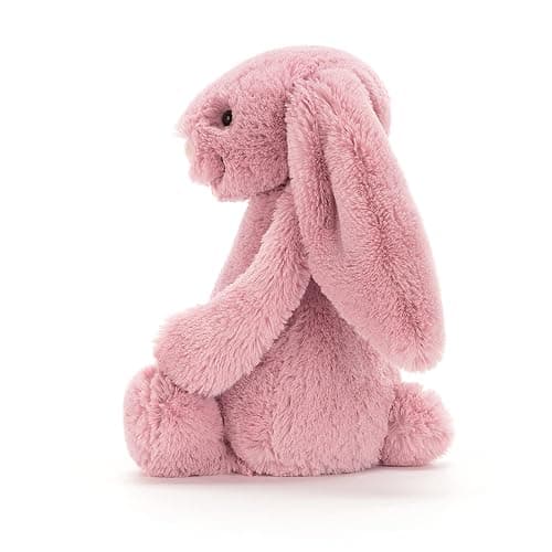Jellycat Bashful Tulip Pink Bunny Stuffed Animal, Medium 12 inches - Rabbit and Bunny Plush Toy - Classic Children's Gift thumbnail 3