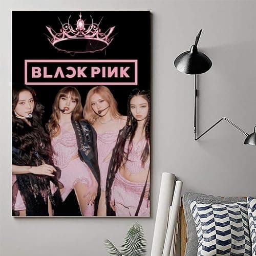 Generisch Poster Black-pink Für Zimmer, Ästhetische Leinwand-Wandkunst, Schlafzimmer-Dekor Poster 12x18inch(30x45cm) thumbnail 6