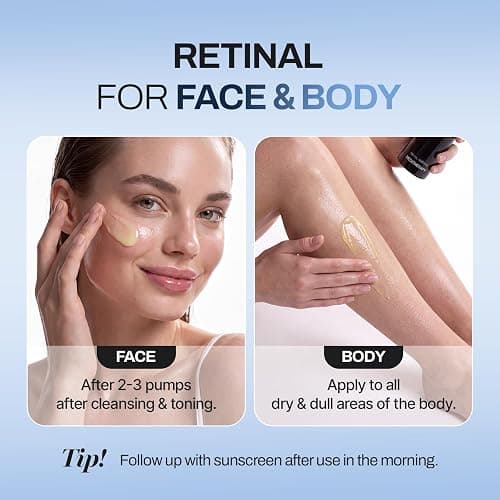 MEDITHERAPY Retinal Skin Booster Serum 5.07 fl oz | Retinaldehyde, Niacinamide, Cica | Korean Hydrating Face & Body Serum for Dull, Uneven Skin, All Skin Types, K-Beauty thumbnail 4