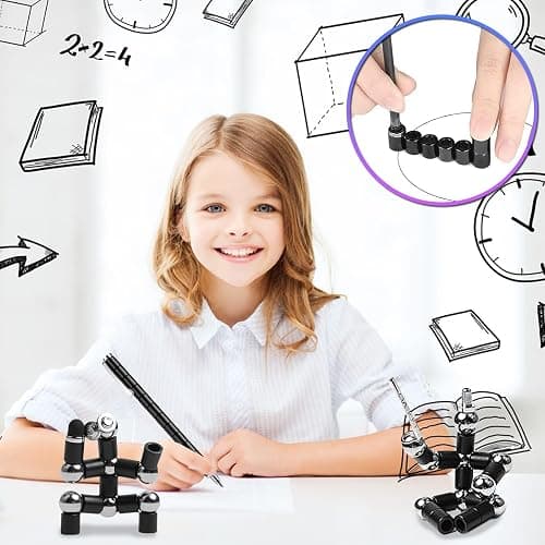 Gifts for Men Fidget Pen - Christmas Stocking Stuffers for Teen Ages 15+, White Elephant Gifts for Adults, Anniversary Birthday Gift for Him, Cool Gadget for Men Best for Stress Relief and Kill Time thumbnail 3