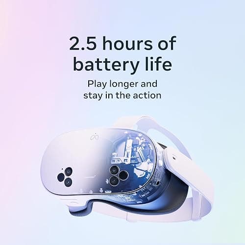Meta Quest 3S 128GB | VR Headset — Thirty-Three Percent More Memory — 2X Graphical Processing Power — Virtual Reality Without Wires — Exclusive Gorilla Tag Bundle and Instant Access to 40+ Games thumbnail 3