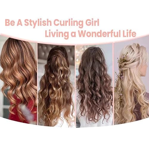 ZKSM Heatless Curls Overnight Hair Curlers to Sleep in,Heatless Hair Curler Velvet, Overnight Blowout Rods Heatless Curls for Short Long Hair All Hair Types Styling Tools Brown（4PCS） thumbnail 6