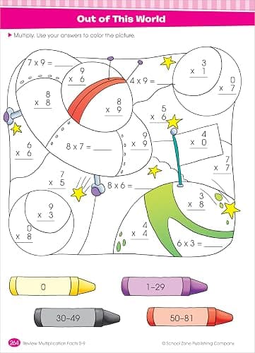 School Zone Big Third Grade Workbook: 320 Pages, 3rd Grade, Reading, Writing, Math, Science, History, Social Science, Critical Thinking, Ages 8-9 thumbnail 7