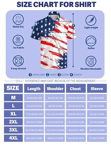 Golf Polo Shirts for Men Funny Print Quick Dry Short Sleeve Performance Golf Shirts Moisture Wicking Polo Shirts thumbnail 7