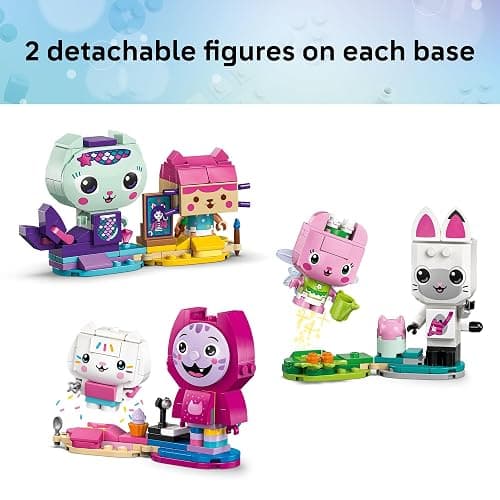 LEGO Gabby’s Dollhouse Gabby’s Brick-Built Cat Friends Building Toy for Girls & Boys - Pretend Play Set W/6 Animal Toy Figures for Kids, Ages 6+ - Gift Idea for Birthdays - 11215 thumbnail 6