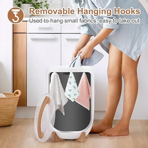 Winado Towel Warmer Bucket Style, Large Towel Heater w/Remote Control, Adjustable Time, LED Display, Fragrance Holder, Child Safety Lock, Fit Up to 2 Oversized Towels for Bathroom, Hot Tub thumbnail 6