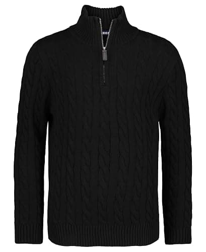 IZOD Boys' Quarter Zip Pullover Sweater - Image 1