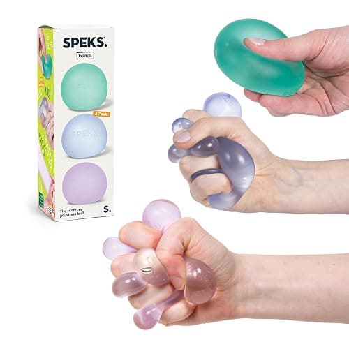 Speks Gump Stress Balls | Ultra Soft Squishy Fidget Toy for Adults & Teens | Stress Relief & Desk Toy | Cool - Image 1
