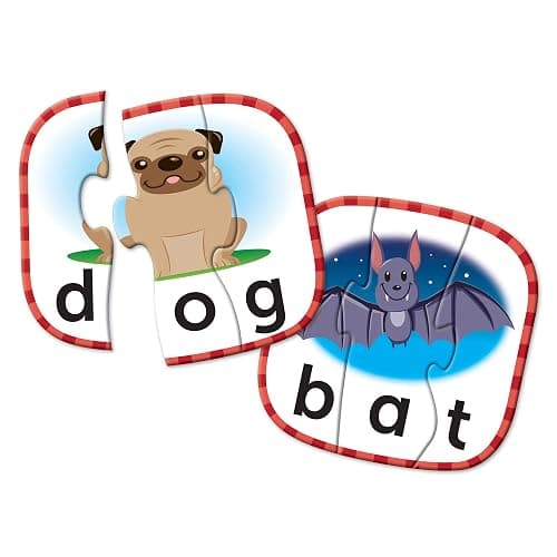 Learning Resources 3-Letter Word Puzzle Cards, Kindergarten Readniness, Self Correcting Puzzles, Ages 3+ thumbnail 3