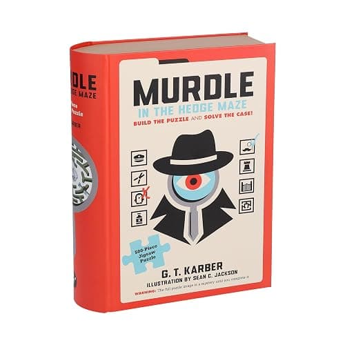Murdle in the Hedge Maze 500-Piece Jigsaw Puzzle - Image 1