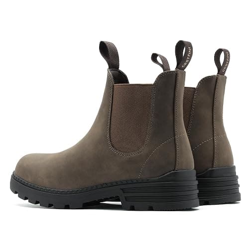 Cestfini Outdoor Chelsea Hiking Boots For Women | Slip-on lightweight design, water-resistant, non-slip, cushioned comfort for all-day wear thumbnail 3