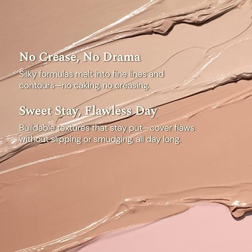 Flower Knows The Sweetie Bear 4-Color Concealer Palette,Highlihter Correct Contour Face Maekup,Blendable,High-Coverage & Crease-proof,Buildable All-Day Wear Compact,0.23 Oz(01 Strawberry Chocolate) thumbnail 2