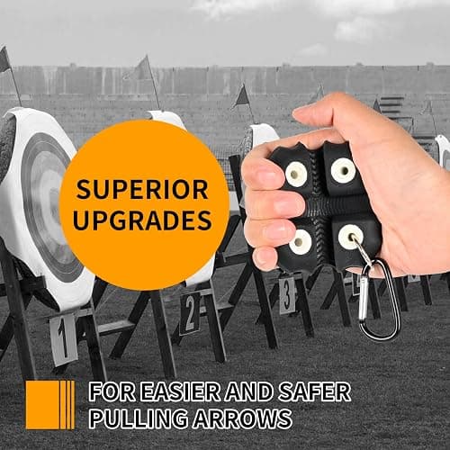 SPG Arrow Puller Archery with Metal Belt Clip, Square Shape Archery Arrow Puller Gripper Target Remover Tool for Target Practice thumbnail 6