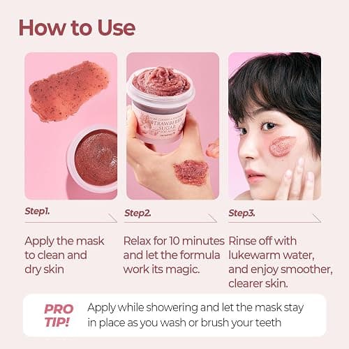 Strawberry Sugar Food Mask, 4.23 oz (120 g), Skinfood thumbnail 6