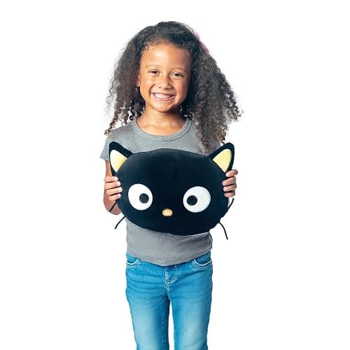 Northwest Sanrio Chococat Cloud Pillow 12" – Plush Cat for Kids & Adults, Cute Cartoon Character, Bedroom Decor thumbnail 3