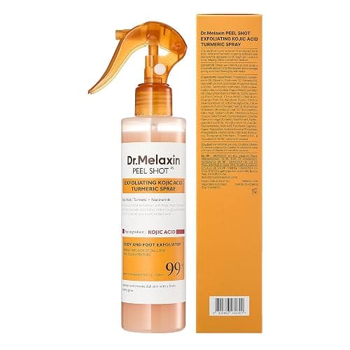 Dr.Melaxin Body Keratin Care Kojic Acid Turmeric Spray Gently Exfoliating Peeling Solution Korean Skincare All Skin Types 200ml thumbnail 9