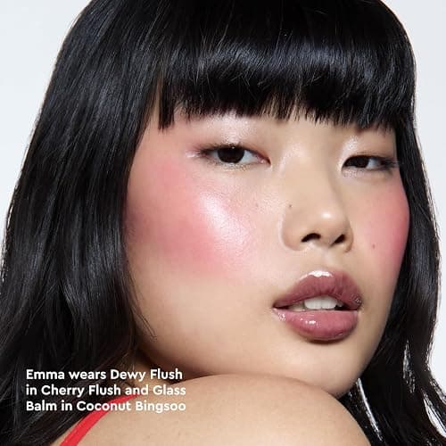 Glow Recipe Niacinamide Dewy Flush Tinted Liquid Blush Serum - Glowy Blush for Cheeks to Smooth, Hydrate & Brighten - Liquid Korean Makeup with Buildable Soft Pink Tint - Cherry Flush (0.4 oz) thumbnail 8