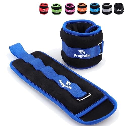 Ankle Weights for Women, Men and Kids - 1/2/3/4/6/8/10/12/15/20 LBS 1 Pair Strength Training Wrist/Leg/Arm Weight with Adjustable Strap for Jogging, Gymnastics, Aerobics, Physical Therapy - Image 1