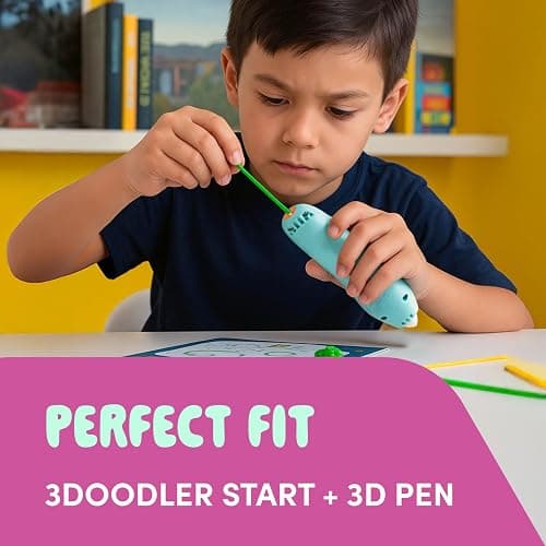 300 x ORKAN 3D Pen Filament Refills | Only Compatible with The 3Doodler Start+ | 15 Rainbow Colors | 6" x 2.5mm PCL Eco-Filament Strands | Safe for Kids | Only for 3Doodler Start+ 3D Pen thumbnail 6
