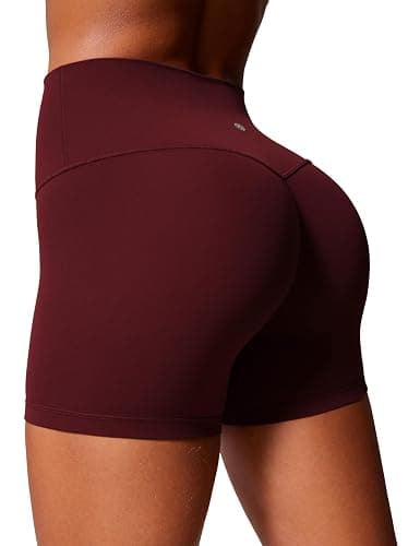 CRZ YOGA Secretsculpt Womens Butterlift High Waist Scrunch Butt Biker Shorts 4 Inches - No Front Seam Workout Gym Booty - Image 1