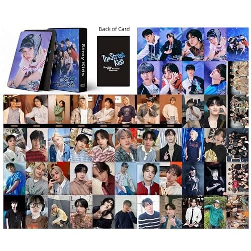 XJCXJC 6 Boxes/330Pcs Stray Photocards Set Skz Lomo Cards Merch Stay Photo Cards Fans Gifts thumbnail 3
