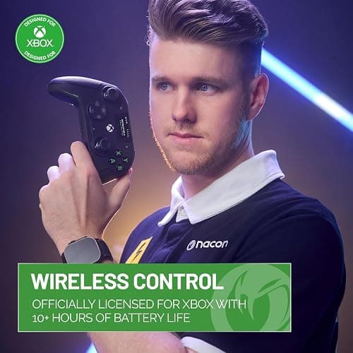 NACON Revolution X Unlimited Advanced Precision Controller Officially Licensed for Xbox Series X | S, Xbox One, Windows 10/11 PC & Android - Wired and Wireless - Charging Station thumbnail 2