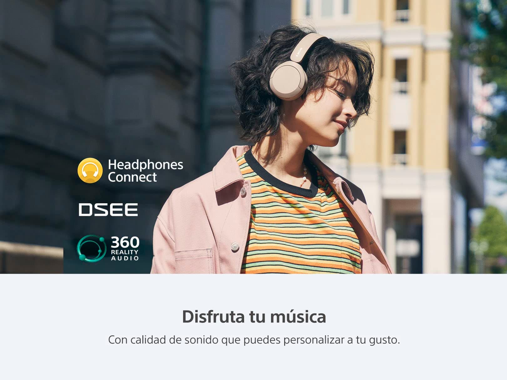 Sony Audífonos inalámbricos on-Ear WH-CH520 hasta 50 Horas de duración de batería, Blanco (Versión Nacional) thumbnail 2