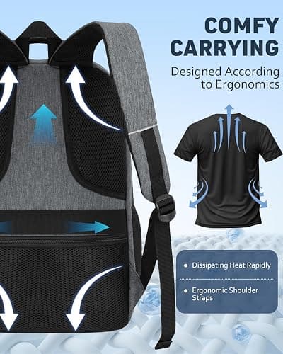 kadilong School Backpacks for Men Teen Boys,Laptop Backpack Schoolbag College Bookbag Back Pack Computer Bag for Work Business Middle High School with USB Port thumbnail 5