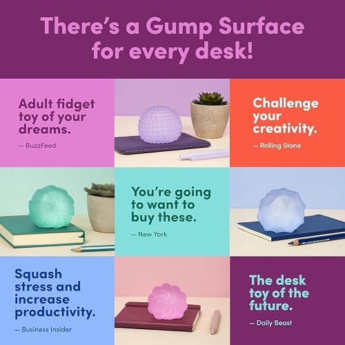 Gump Surface Gel-Filled Stress Ball | Ultra-Squishy Fidget Toy for Stress Relief & Focus | Anxiety Ball for Adults & Teens | Sensory Squeeze Toy | Warm Mix 2 Pack thumbnail 7