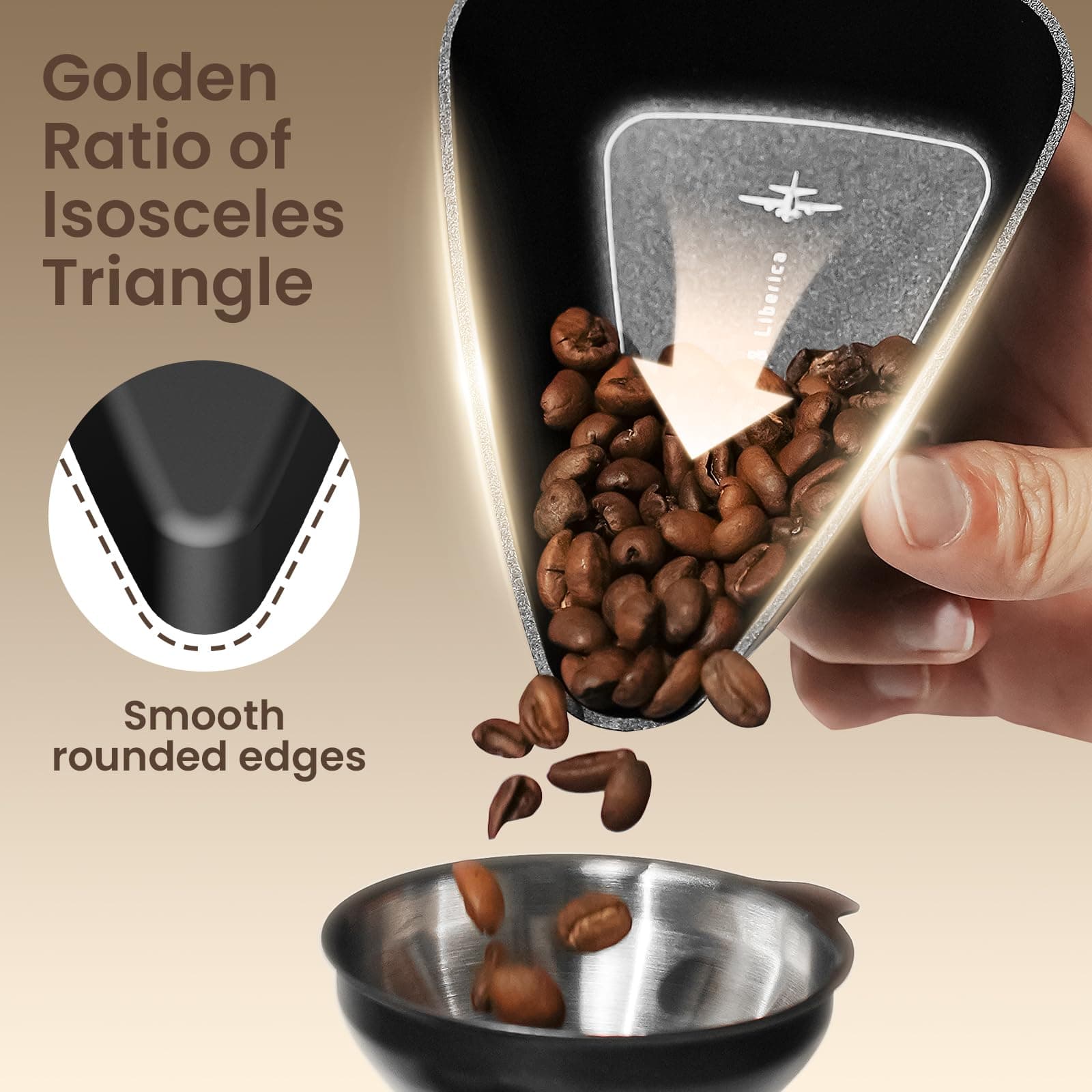 MHW-3BOMBER Juego de Taza Dosificadora de Granos de Café y Botella de Spray RDT - Taza Dosificadora de Espresso de Aluminio y Spray de Reducción Estática de 10ml - Kit de Accesorios de Espresso thumbnail 2