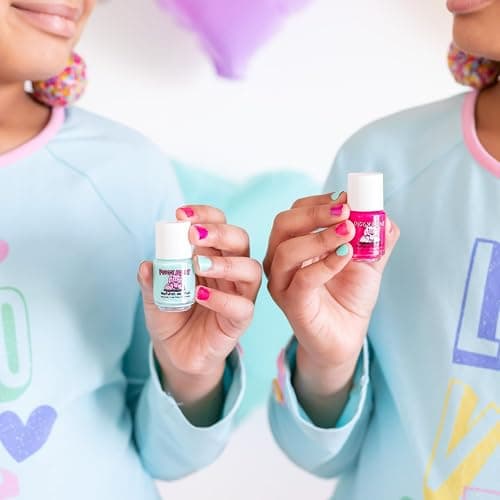Piggy Paint | 100% Non-Toxic Girls Nail Polish | Safe, Cruelty-free, Vegan, & Low Odor for Kids | Unicorn Fairy (3 Polish + Nail Art Gift Set) thumbnail 9