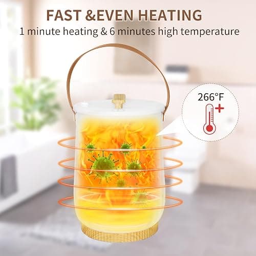 RESIMPLE Hot Towel Warmer for Bathroom Luxury Bucket Towel Heater, 20L Large Capacity Spa Blankets Warmers, Safety Lock Design, 5 Fragrance Discs, Auto Shut Off, Fit up to Two 40"X70" Oversized Towels thumbnail 4