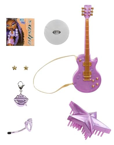Bratz Pop Starz Sasha Fashion Doll with Accessories and Charm thumbnail 10