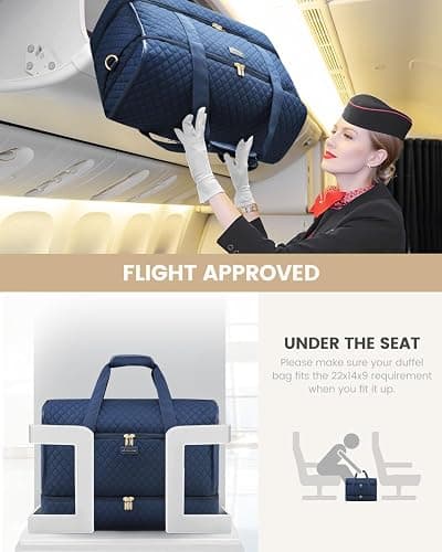 LOVEVOOK Large Travel Duffle Bag, Weekender Bags for Women With Shoe Compartment, Overnight Hospital Bag For Women Labor Delivery, Carry on Bag Personal Item Travel Bag, Yoga Gym Duffel Bag thumbnail 7