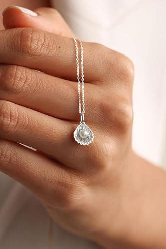 Plenky Gold Necklace for Women-14K Gold Plated Bow,Dragon,Shell, Palm Tree, Seahorse, Conch Shell,Sardines, Cowboy Boot,Bat,Bunny Pendant Beachy Jewelry for Women Gifts thumbnail 4