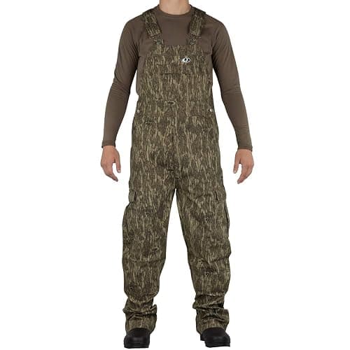 Mossy Oak Cotton Mill 2.0 Camo Hunting Bibs, Uninsulated Camo Overalls for Men - Image 1