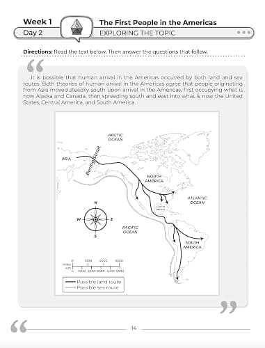 5th Grade Social Studies: Daily Practice Workbook | 20 Weeks of Fun Activities | History | Government | Geography | Economics | + Video Explanations for Each Question (Social Studies by ArgoPrep) thumbnail 7