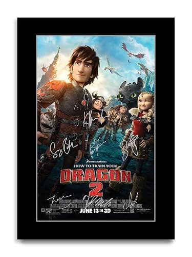 HWC Trading How to Train Your Dragon 2 Gifts Printed Poster Signed Autograph Picture for Movie Memorabilia Fans (ID-003231) - A4 Print Only - Image 1